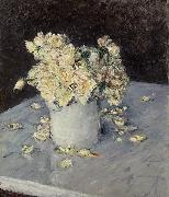 Gustave Caillebotte Yellow Roses in a Vase Germany oil painting artist